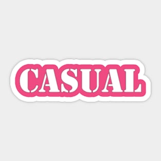 A Casual Word Ramble Sticker